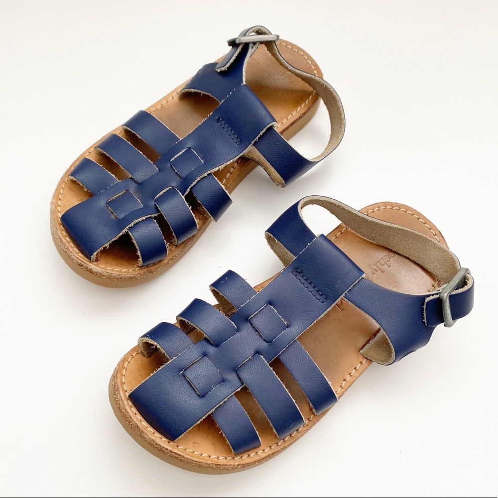 Freshly Picked || Navy Bixby Sandals 9 - Picture 1 of 6